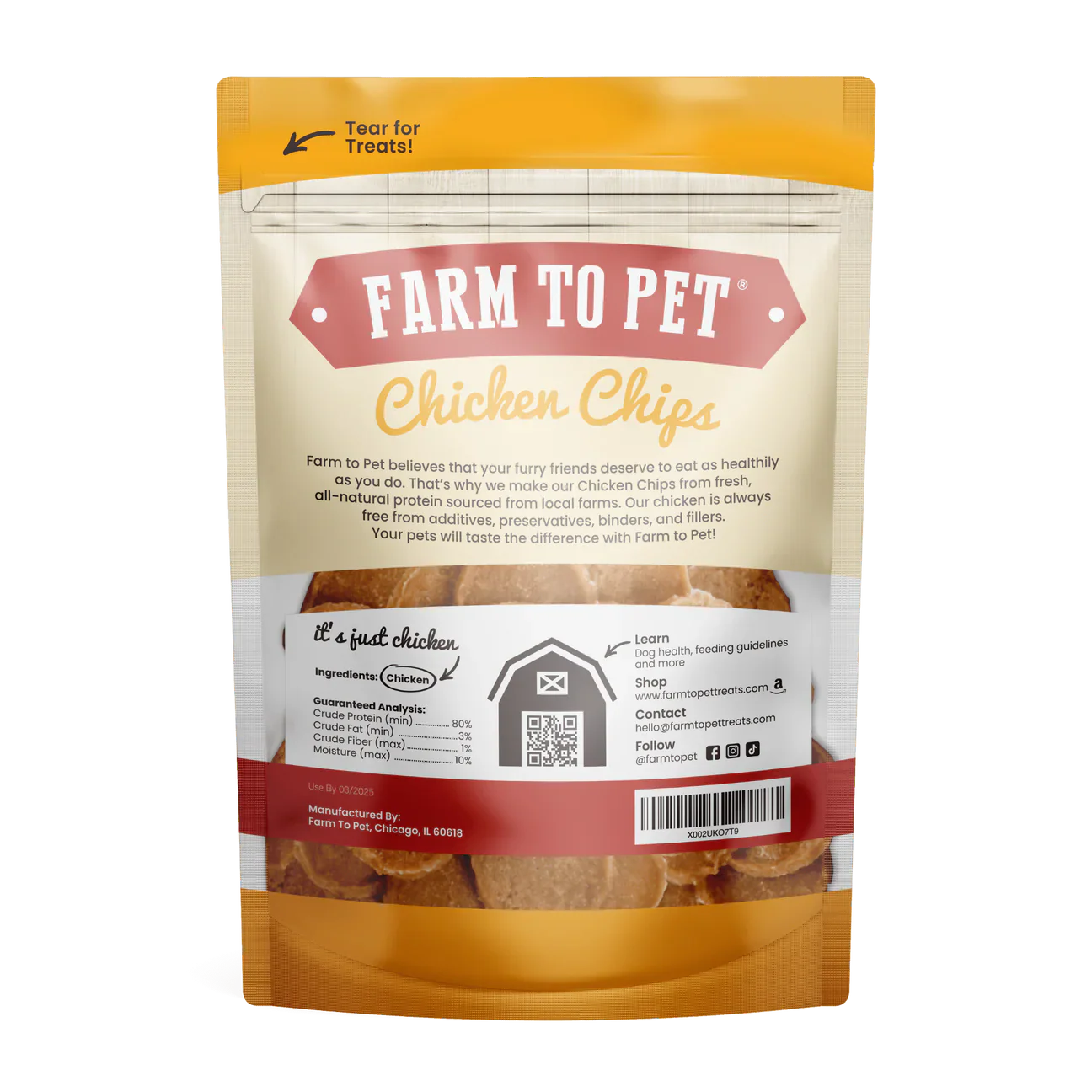Farm To Pet Chicken Chips