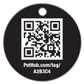 PetHub QR Pet ID Tag – Classic Aluminum
